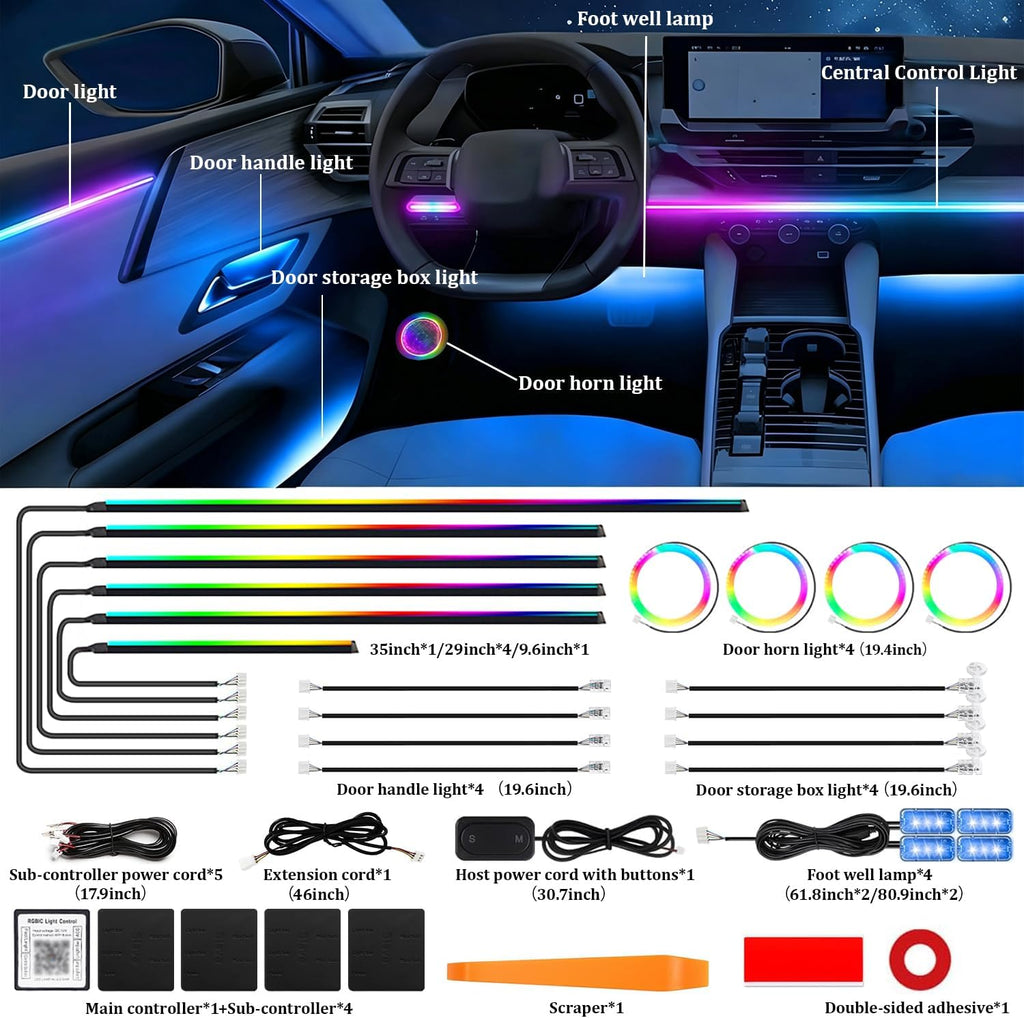 Kit Ambient Light Universale - Car Detailing LP