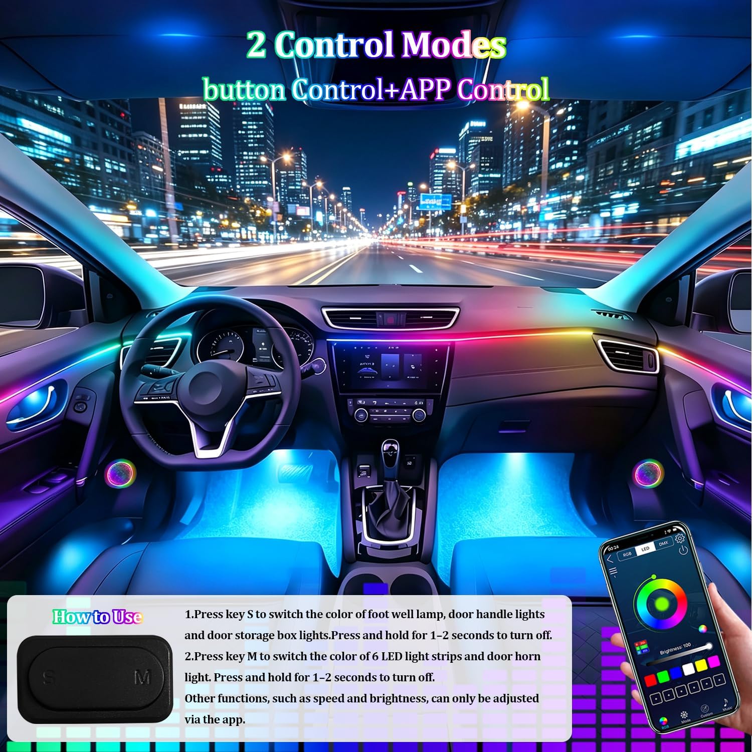 Kit Ambient Light Universale - Car Detailing LP
